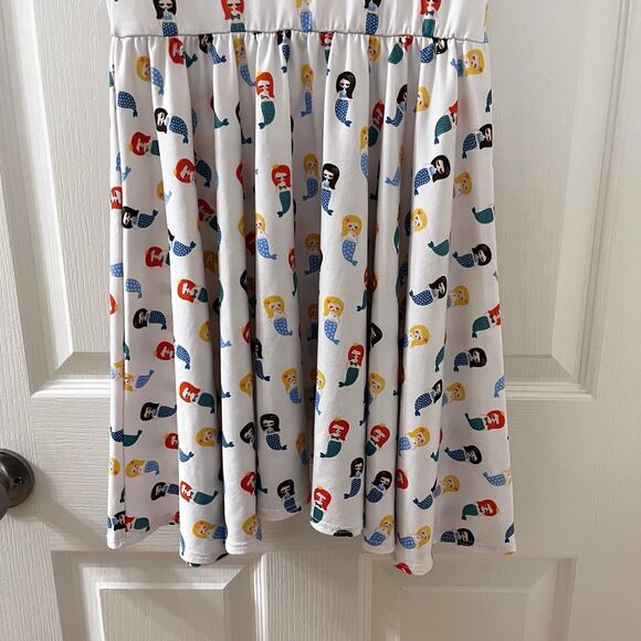 Dot Dot Smile Girls Mermaid Twirl Dress Short Sleeve Girls Size 7 - Picture 4 of 9